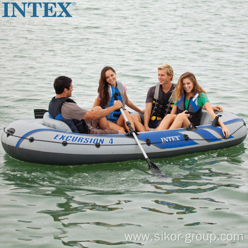 Intex 68324 / 68325 Excursion 4 -5 Boat Set Inflatable Kayak Water Sport Series Fishing Boat